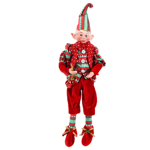 Gnomos de Peluche Rojos y Verdes de Lujo, Figuras de <span class=keywords><strong>Elfos</strong></span>, Novedades, Decoraciones Navideñas Hechas a Mano, Neutras - Product Image 3