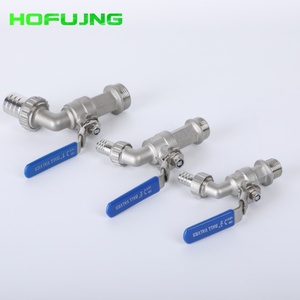 Vanne à bille pneumatique en acier inoxydable 304/316, filetage femelle 1/2'', contrôle du gaz/de l'air/de l'eau/de l'huile, OEM Hofujng, garantie 1 an - Product Image 3