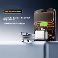 Accessoire de charge automatique intelligent pour smartphones, protection anti-surcharge pour une utilisation sécurisée la nuit, déconnecteur d'alimentation