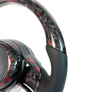 <span class=keywords><strong>Volante</strong></span> de Fibra de Carbono Forjado Rojo de Alta Calidad para Volkswagen <span class=keywords><strong>GTI</strong></span> R MK7 MK7.5 GTS <span class=keywords><strong>Golf</strong></span> 5.5 MK8 MK7.5 Venta Directa de Fábrica - Product Image 6