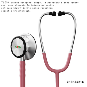 CHSH66215 Stéthoscope médical ergonomique avec embouts auriculaires souples à réduction <span class=keywords><strong>de</strong></span> bruit pour usage hospitalier, couleur et logo personnalisables - Product Image 1