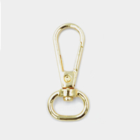 Mousqueton pivotant en alliage de zinc de haute qualité avec déclencheur à œil rond-Sans nickel pour sac à main en cuir de qualité supérieure et matériel de ceinture/sangle