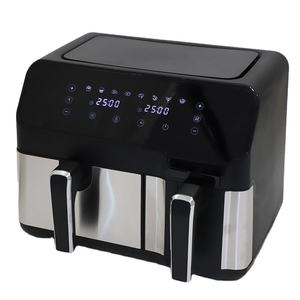 Double Air Fryer Visible Dual Basket 2 Freidora De 2-basket Digital Oven Dual Air Fryer Double Air Fryer 8L 10L Air Fryer 2 Bask - Product Image 1