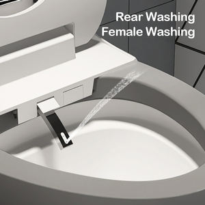 Luxe <span class=keywords><strong>argent</strong></span> gris salle <span class=keywords><strong>de</strong></span> bain sanitaire une pièce intelligent Wc cuvette <span class=keywords><strong>de</strong></span> <span class=keywords><strong>toilette</strong></span> forme <span class=keywords><strong>d</strong></span>'oeuf automatique ronde <span class=keywords><strong>toilette</strong></span> intelligente - Product Image 6