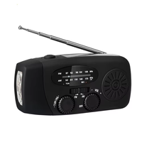 Tragbares Outdoor-Camping-Wander-Überlebens-Multifunktions-Solar-Dynamo-Handkurbel-AM-FM-NOAA-LED-Taschenlampe-USB-Notfall-Kurbelradio