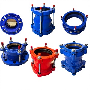 Joints flexibles à bride, Joints rapides flexibles, Accouplements compensateurs d'expansion en fonte ductile pour tuyaux PE/PVC - Product Image 4