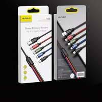 Boîtes en papier blanc personnalisées pour câbles USB, boîte d'emballage de câble de données Recyclable en gros