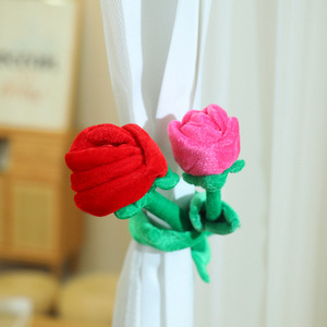 Para <span class=keywords><strong>Bros</strong></span> Cartoon: Ramo de girasoles y rosas de peluche, plantas de juguete, decoración para sujetador de cortina, regalo para eventos, venta al por mayor transfronteriza - Product Image 3