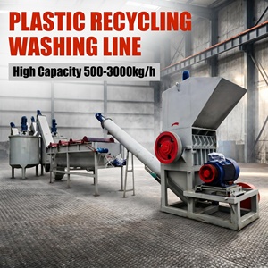 Ligne de lavage et de <span class=keywords><strong>recyclage</strong></span> de bouteilles en PET, ligne de <span class=keywords><strong>recyclage</strong></span> et de granulation de <span class=keywords><strong>plastique</strong></span> en deux étapes (150 mm) - Product Image 5