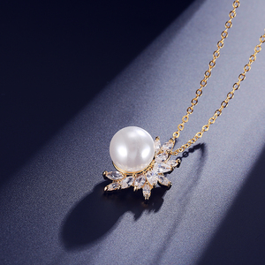 Collier en cristal de perle RAKOL NP078 pour femmes Accessoires - Product Image 5