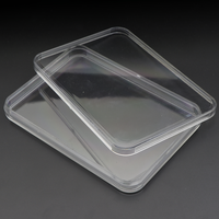 Boîte de Collection Numismatique pour 3 Pièces Rectangle Porte 4 Pièces Acrylique Vitrine Commémoration