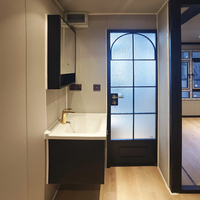 Maison en conteneur de luxe de 40 pieds plat préfabriqué pour Bargarden Office Mini maison d'été ou restaurant-Maison en conteneur préfabriquée