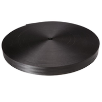 Sangle de ceinture de sécurité industrielle noire de 50 mm (2 pouces) pour voiture, en rouleau, du fabricant