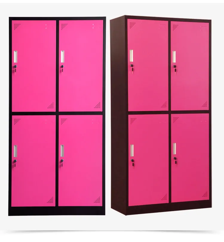 All cold rolled plate strong metal locker steel clothes cupboard File Cabinet Pro Bedroom Cupboard For Clothes Steel Bedroom