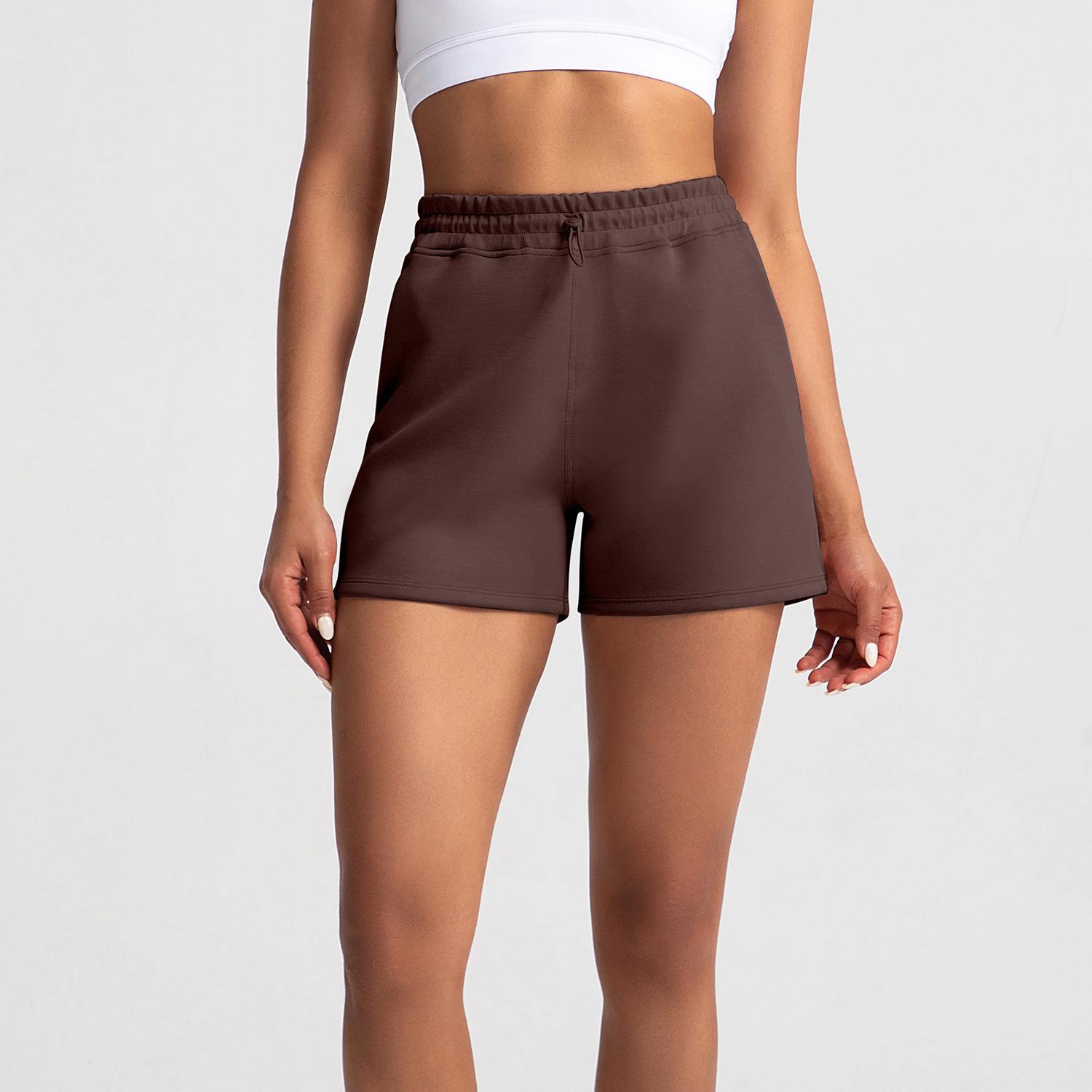 High-Waist Activewear Shorts (LJ-DK117): back view showing construction, seams and support