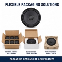Speaker Midbass Mobil 6.5 Inch, Woofer Audio Mobil 60W (Daya Terpasang), 120W (Daya Maksimum), MOQ 500 Pasang, Produsen