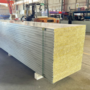 Pannelli Sandwich Ignifughi in Lana di Roccia GUANGQIA per Tetti e Pareti per <span class=keywords><strong>Materiali</strong></span> di Rivestimento per Edifici Prefabbricati - Product Image 5