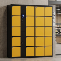 Distributeur automatique intelligent de pièces de monnaie en acier laminé à froid certifié CE, capacité de 220,46 lb, paiement par carte RFID, paiement en ligne sans contact 24h/24 et 7j/7 pour centres commerciaux