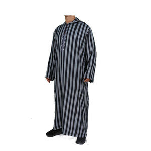 Vente chaude Style Superbe Matériel Délicat Faire <span class=keywords><strong>Maroc</strong></span> Style Tissu pour Hommes Longues Robes Marocain À Capuche Thobe - Product Image 5