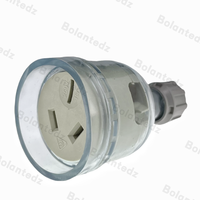 SAA AU NZ Plug Assemblé Rewireable Femelle Mâle Prise Prise 3 Prong Électrique AC Rallonge Mise À La Terre Rewire Socket
