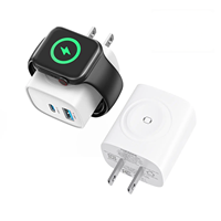 Chargeur sans fil magnétique 3 en 1 USB-C PD, bloc mural, sans fil, gain de place, compatible avec iPhone et iWatch Serie