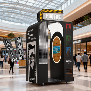 Photo Booth Enclosure with <b>Camera</b> & SLR Devices Handcrafted for Commercial Events and Weddings - Product Image 4