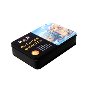 Mini juego de lápices de madera natural con caja, incluye 180 lápices de colores para niños y brginner - Product Image 2