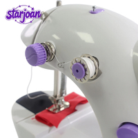 Machine à coudre électrique mini en gros d'usine avec lumière LED et coupe-fil