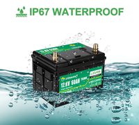 Batterie au lithium automobile OEM 12V 50Ah 60Ah, batterie auto puissante à décharge rapide, batterie LiFePO4 CCA700 pour le démarrage de voiture