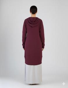 ชุดฮู้ดดี้มุสลิมแบบสปอร์ตแคชชวลผ้าฝ้ายสำหรับฤดูใบไม้ร่วง ระบายอากาศได้ดี ราคาโรงงาน คุณภาพคงที่ - Product Image 5