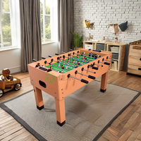 Ballon de jeu de football et joueur de baby-foot multifonctionnel en bois ABS OEM Table de baby-foot avec deux chaises pour enfants