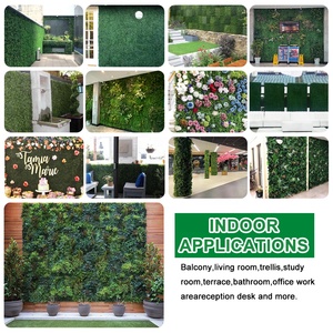 Pannello di Piante Artificiali per Giardino Verticale, Decorazione Murale per Balcone e Soggiorno - Product Image 6