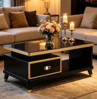 Ensemble Table Basse et Meuble TV pour Salon Usage Domestique 2026 Nouveau Modèle Populaire Luxe Haut de Gamme Moderne pour Appartements et Villas