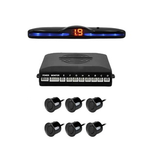 125x15x30 mét không thấm nước <span class=keywords><strong>LED</strong></span> cảm biến đỗ xe Hệ thống DC 12V Đèn nền màn hình hiển thị Kit sao lưu Detector 4 mắt xe ngược - Product Image 5