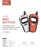 Xhorse VVDI Mini Global Version Key Tool Remote Programmer Transponder Chip Cop Y for Vehicle Keys IOS Android Supported CNP112