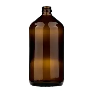 Grande capacità di 1000ml farmaceutica ambra bottiglia di vetro