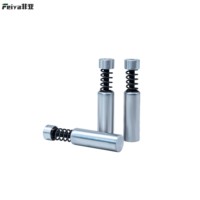 Amortisseur hydraulique linéaire en acier inoxydable pour usine - Amortisseur à fermeture douce pour quincaillerie de meubles robustes et armoires métalliques