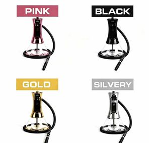 Electric Hookah Modern Glass Base <b>Portable</b> Water Pipe USB Rechargeable Lounge <b>Bar</b> Gift - Product Image 3