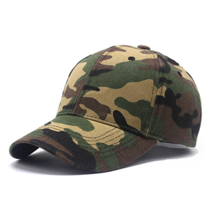 Custom Summer Sun-Proof Breathable Cotton Embroidered Camouflage Baseball Cap for Promotions