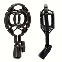 Supports anti-choc en plastique noir XTUGA FZJ01 pour studio d'enregistrement, pour diffusion en direct, support de micro pour ordinateur