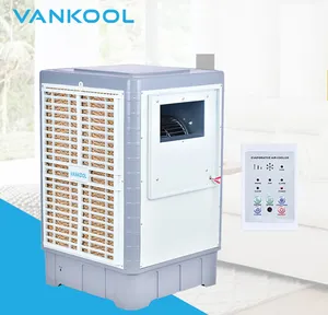 Ventilador de ar condicionado de janela 10000cmh, ventilador esfriador de ar evaporativo