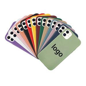 Custodia per cellulare personalizzata in Silicone Tpu con LOGO personalizzato per <span class=keywords><strong>iPhone</strong></span> <span class=keywords><strong>11</strong></span> 12 13 14 mini Pro Max - Product Image 1