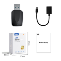 Adaptateur Carplay sans fil 2 en 1 Car Play Dongle pour Iphone apple acura Accessoires améliorés Carplay & Android Auto Receiver