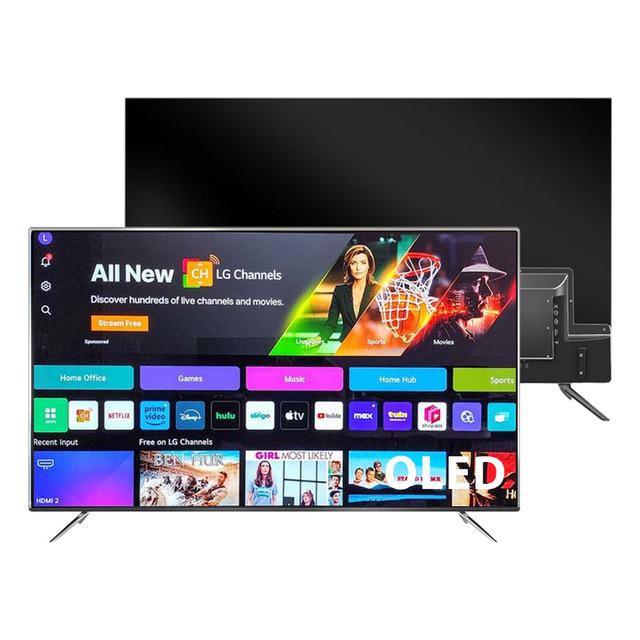 High Quality Factory Supplier Flat Screen Tv 85 Inch Customized Product Oled Smart Tv 75 Inch Android Televisores Oem Smart Tv