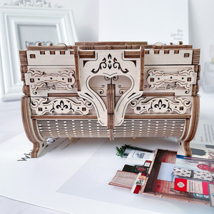 Kits de modèles de boîtes <span class=keywords><strong>en</strong></span> <span class=keywords><strong>bois</strong></span> antiques Adultes Adolescents Modèle <span class=keywords><strong>mécanique</strong></span> découpé au laser Kit de construction artisanale mains bricolage <span class=keywords><strong>Puzzle</strong></span> <span class=keywords><strong>en</strong></span> <span class=keywords><strong>bois</strong></span> <span class=keywords><strong>3D</strong></span> - Product Image 4