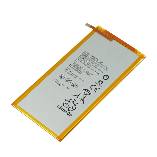 Factory Wholesale Lithium 18650 Battery Tablet PC HB3080G1EBW for Huawei MEDIAPAD M1 Honor S8 3.8V 4800mAh Battery SWLPB