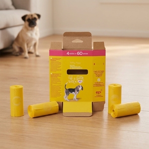 Sacs à déjections canines biodégradables sans odeur, extra larges, épais, imperméables et résistants aux déchirures, vente en gros - Product Image 3