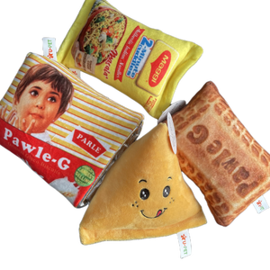 Samosa personnalisé, nouilles Maggi, jouet en peluche <span class=keywords><strong>pour</strong></span> <span class=keywords><strong>chien</strong></span> pas cher <span class=keywords><strong>pour</strong></span> mâcher - Product Image 1