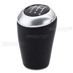 Palanca de Cambios Manual de 6 Velocidades, Pomo de Palanca de Cambios de Cuero, Palanca de Cambios Cromada para Mazda 3 5 6 Series, para Mazda CX-7 MX-5 2003-2017 - Product Image 3