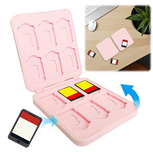 Pour <span class=keywords><strong>Switch</strong></span> Game Card Étui de protection magnétique 12 In1 Boîte de rangement antichoc pour Nintendo <span class=keywords><strong>Switch</strong></span> 2 OLED Lite - Product Image 1